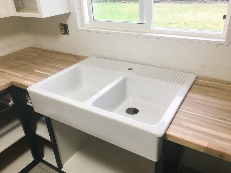 Cast Iron Sink Installation